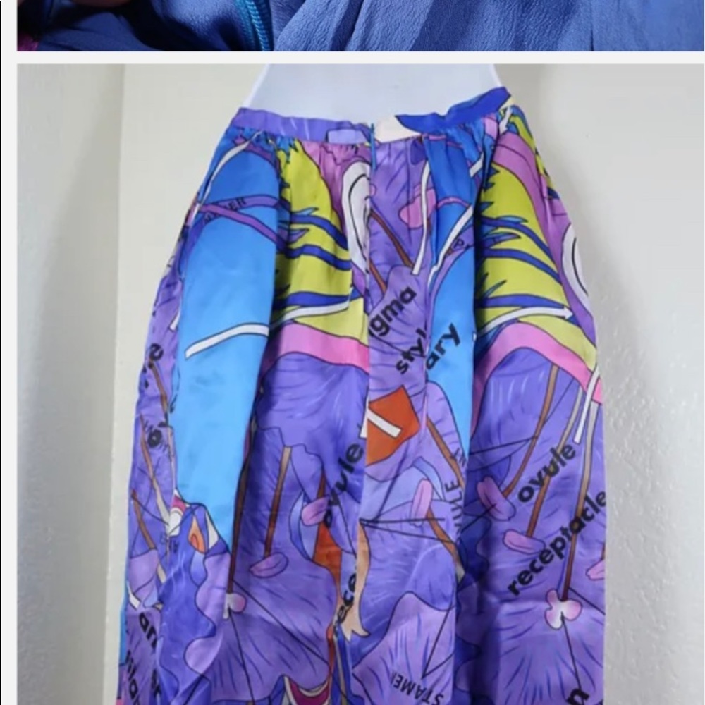Christopher Kane blue skirt